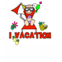 Stick Figure Girl I Vacation Tshirts by stick_figures Stick Figure Girl I Vacation Tshirts
