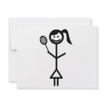 Stick Figure Girl invitations by CelebrationZazzle Stick Figure Girl invitations