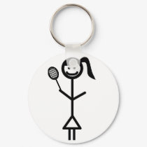 Stick Figure Girl keychains by CelebrationZazzle Stick Figure Girl keychains
