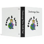 Stick Figure Girl Peace and Love T-shirts and Gift Binder