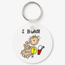 Stick Figure Girl Sand Castle keychains by toddlersplace Stick Figure Girl Sand Castle keychains