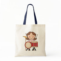Stick Figure Girl With Drums bags by LifesInk Stick Figure Girl With Drums bags
