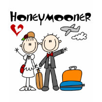 Stick Figure Honeymooner T-shirts and Gifts