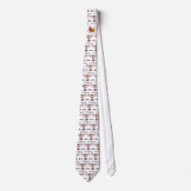 Stick Figure I Love Cheering T-shirts and Gifts Tie
