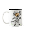 Stick Figure In Elephant Suit Mug by stick_figures Stick Figure In Elephant Suit Mug
