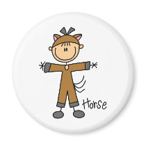 Stick Figure In Horse Suit Magnet by stick_figures Stick Figure In Horse Suit Magnet