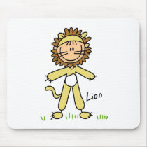 Stick Figure In Lion Suit Mousepad by stick_figures Stick Figure In Lion Suit Mousepad