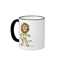 Stick Figure In Lion Suit Mug by stick_figures Stick Figure In Lion Suit Mug