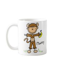 Stick Figure In Monkey Suit Mug