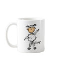 Stick Figure In Sheep Suit Mug by stick_figures Stick Figure In Sheep Suit Mug