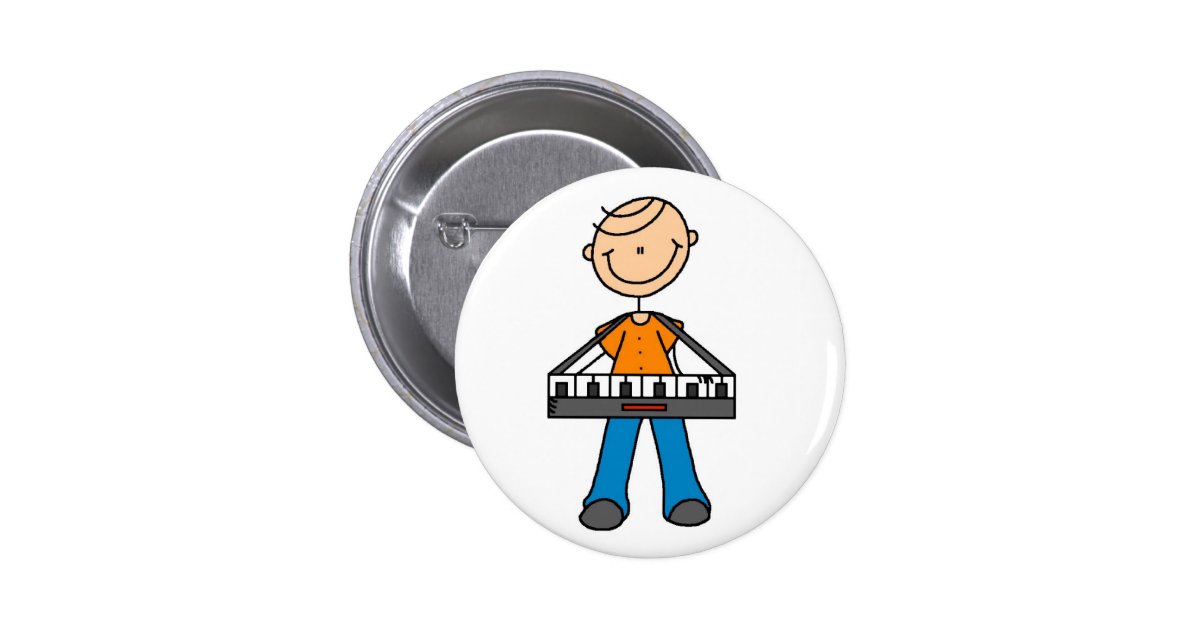 Stick Figure Keyboard Button Zazzle
