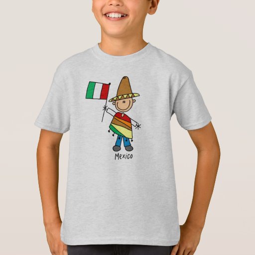 Stick Figure Mexico Shirt Zazzle