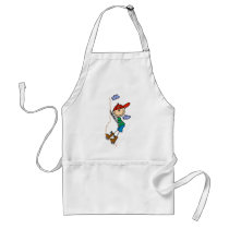 Stick Figure Mountain Climbing Aprons