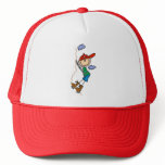 Stick Figure Mountain Climbing Hat