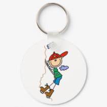 Stick Figure Mountain Climbing Tshirts and Gifts keychains by stick_figures Stick Figure Mountain Climbing Tshirts and Gifts keychains