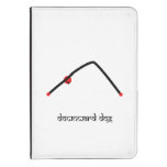 Stick figure of downward dog yoga pose Sanskrit Kindle Cover