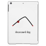 Stick figure of downward dog yoga pose Sanskrit Case For iPad Air