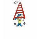 Stick Figure on Monkey Bars t-shirts