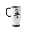 Stick Figure On Scooter Mug by stick_figures Stick Figure On Scooter Mug