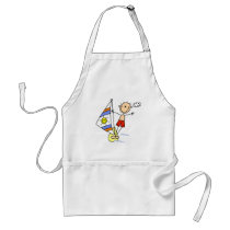 Stick Figure Parasailing Aprons