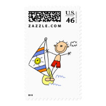 Stick Figure Parasailing Tshirts and Gifts postage