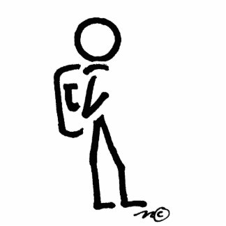 stick figure sculpture