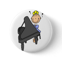 Stick Figure Piano Button