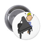 Stick Figure Piano Button