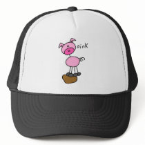 Stick Figure Pig hats by toddlersplace Stick Figure Pig hats