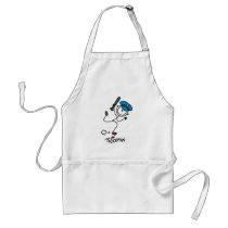 Stick Figure Police Officer aprons