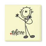 Stick Figure Referee Tshirts and Gifts Refrigerator Magnet