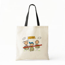 Stick Figure Sack Race bags