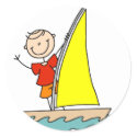 Stick Figure Sailing Sticker by stick_figures Stick Figure Sailing Sticker