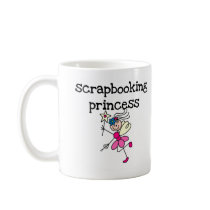Stick Figure Scrapbook Princess mugs by scrapbooking Stick Figure Scrapbook Princess mugs