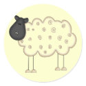 Stick Figure Sheep tshirts and Gifts stickers by stick_figures Stick Figure Sheep tshirts and Gifts stickers