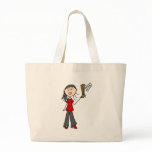 Stick Figure Shopping Bag