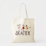 Stick Figure Skater Tshirts and Gifts Canvas Bag