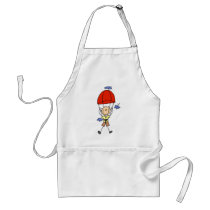 Stick Figure Sky Diver Aprons