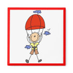 Stick Figure Sky Diver Tshirts and Gifts Magnet