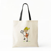 Stick Figure Soccer Tshirts and Gifts Tote Bags