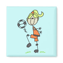 Stick Figure Soccer Tshirts and Gifts magnets by stick_figures Stick Figure Soccer Tshirts and Gifts magnets