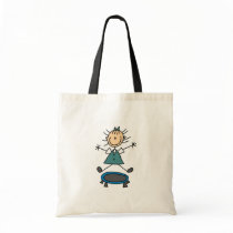 Stick Figure Trampoline Bag by stick_figures Stick Figure Trampoline Bag