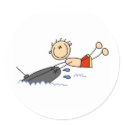 Stick Figure Tubing Stickers
