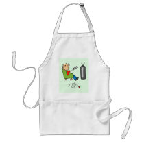 Stick Figure TV Clicker aprons by stick_people Stick Figure TV Clicker aprons