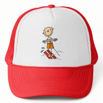 Stick Figure Water Skiing Hats by stick_figures Stick Figure Water Skiing Hats