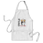 Stick Figure Wedding Couple Mr  & Mrs  Always Apron