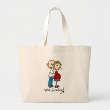 Stick Figure We're Expecting Bag