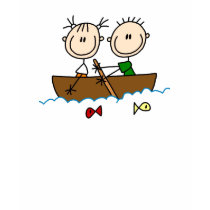 Stick Figures Boating Vacation Shirt by stick_figures Stick Figures Boating Vacation Shirt