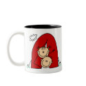 Stick Figures Camping Tent Mug by stick_figures Stick Figures Camping Tent Mug