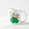 Stick Figures Raking Mug